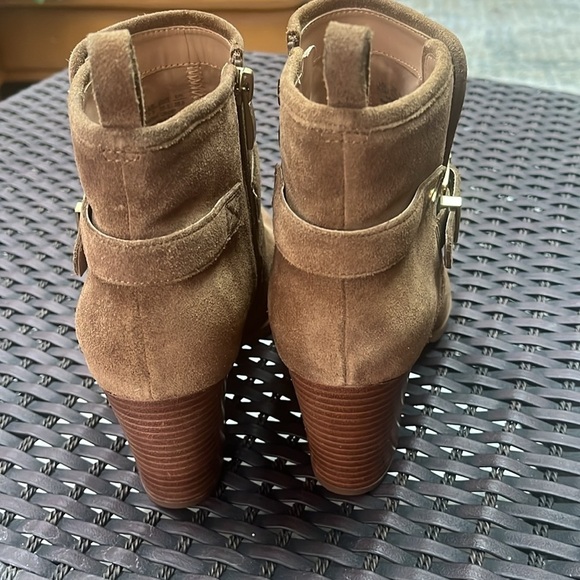 Franco Sarto Dorinda Suede Leather Ankle Bootie Sz 9.5 - Picture 2 of 9